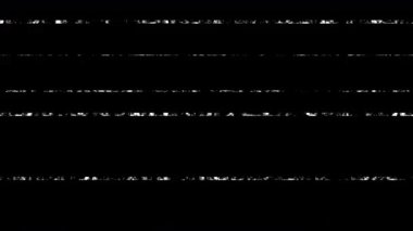 TV analog hatası. Eski film kasetleri kusurludur. 4K video şeffaf arkaplan