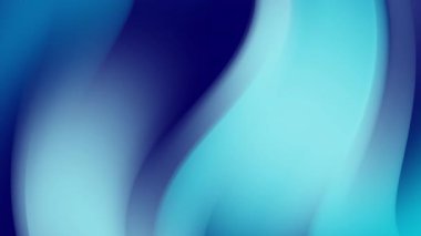 Pürüzsüz akış şekilleriyle soyut mavi eğimli arkaplan