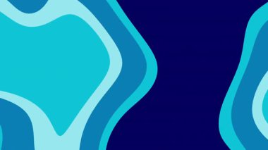 Akışkan şekilli ve eğimli mavi katmanlı dalga arkaplanı