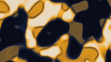 Parlayan erimiş altın ve siyah akış dokusu tasarımı ile akışkan soyut arkaplan