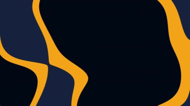 Turuncu, koyu mavi ve gri tonlarda organik sıvı şekilleri içeren modern soyut arkaplan