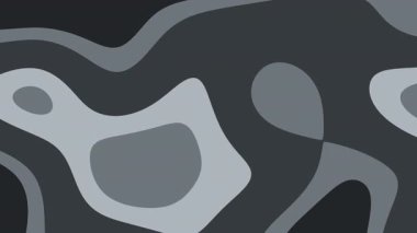 Koyu soyut sıvı, arkaplanı gri tonlarda şekillendirir