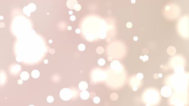 Yumuşak soyut ışık çemberleri ile bej bokeh parlak arkaplan