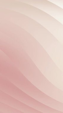 Yumuşak soyut eğrilerle bej katmanlı dikey dalga arkaplanı