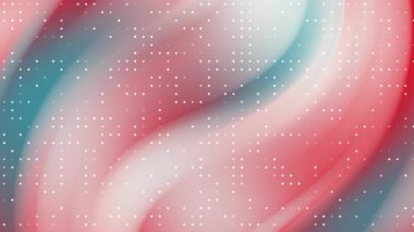 Kırmızı ve mavi renkli modern soyut arkaplan yumuşak dalgalar ve dijital tasarım için noktalı desen