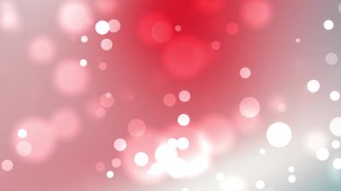 Işıl ışıl daireleri olan yumuşak kırmızı eğimli bokeh ışığı arkaplanı