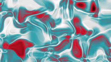 Canlı kırmızı ve mavi sıvı dalga soyut arkaplan tasarımı