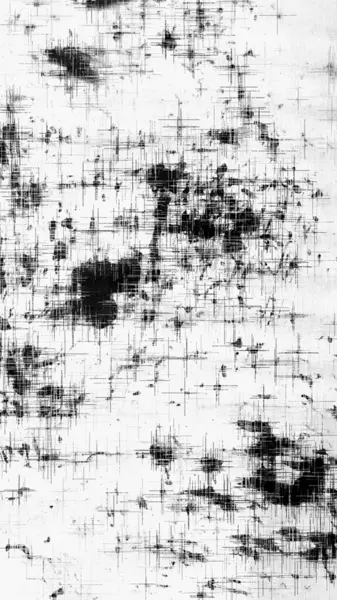 Çaprazlanmış siyah noktalı soyut grunge dokusu ve beyaz arkaplanda çizgiler. Kabataslak, çizim benzeri doğrusal gürültüye sahip yüksek kontrast sanatsal arka plan. Mürekkep lekeleri ve çapraz çizgilerle soyut dijital gürültü deseni. El yapımı değil..