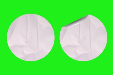 Realistic Blank Sticker Paper Texture, Ideal for Branding & Labels