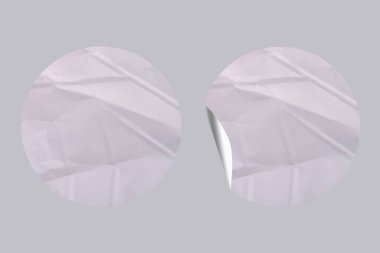 Realistic Blank Sticker Paper Texture, Ideal for Branding & Labels