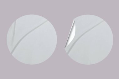 Realistic Blank Sticker Paper Texture, Ideal for Branding & Labels