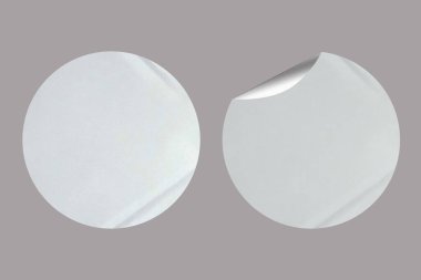 Realistic Blank Sticker Paper Texture, Ideal for Branding & Labels