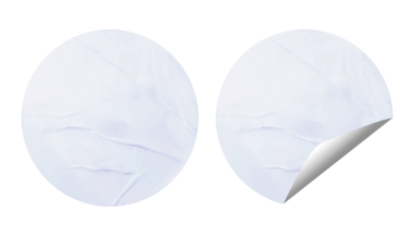 Yüksek Kaliteli Boş Kağıt Yapıştırıcı Yapıştırması İzole Gerçekçi Kağıt Yüzey