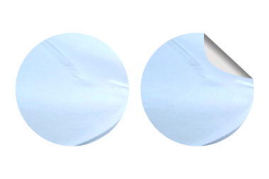 Şablonu Biçimlendirmek için Boş Yuvarlak Etiket 