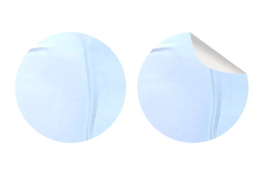 Şablonu Biçimlendirmek için Boş Yuvarlak Etiket 