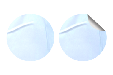 Şablonu Biçimlendirmek için Boş Yuvarlak Etiket 