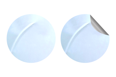 Şablonu Biçimlendirmek için Boş Yuvarlak Etiket