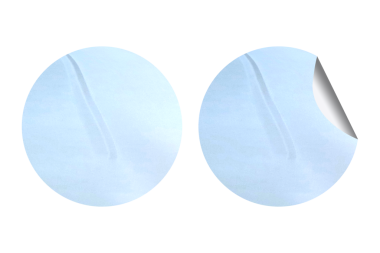 Şablonu Biçimlendirmek için Boş Yuvarlak Etiket