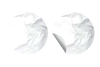 Boş yapıştırılmış kağıt etiketi desen yapılandırması