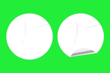 Düzenlenebilir Kağıt Etiketi Curl Efektiyle Yapılandır