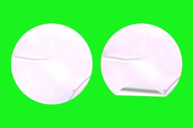 Gerçekçi Boş Kağıt Yapıştırıcı Kırışık Doku ile Uygula