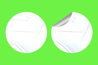 Boş Çıkartma Ticari kullanım için Katlanmış Köşe ile aynı hizada