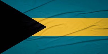 Bahamalar 'ın Canlı Renkleri Hareketli Bayrak Dalgalanıyor