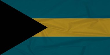 Bahamalar 'ın Canlı Renkleri Hareketli Bayrak Dalgalanıyor