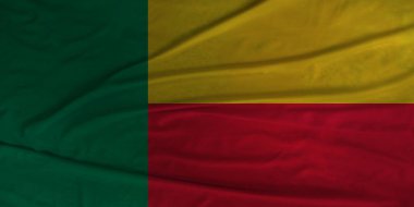 Belize Bayrağının Minimalist Görünümü Zarifçe Dalgalanıyor