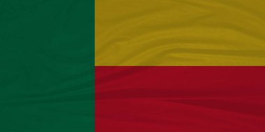 Belize Bayrağının Minimalist Görünümü Zarifçe Dalgalanıyor