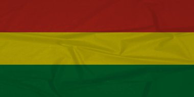 Bolivya Bayrağının Minimalist Görünümü Zarifçe Dalgalanıyor