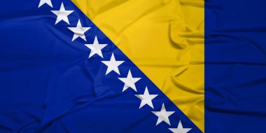 Bosna-Hersek Bayrağının Zarifçe Dalgalanışına Minimalist Bakış