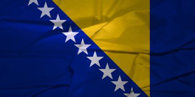 Bosna-Hersek Bayrağının Zarifçe Dalgalanışına Minimalist Bakış