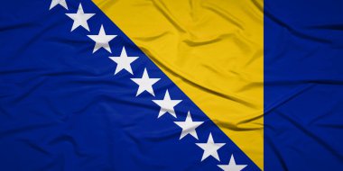 Bosna-Hersek Bayrağının Zarifçe Dalgalanışına Minimalist Bakış