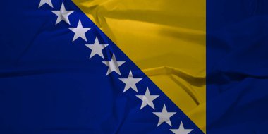 Bosna-Hersek Bayrağının Zarifçe Dalgalanışına Minimalist Bakış
