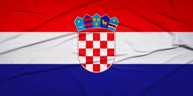 Coasta Rica Ulusal Gurur Bayrağı Rüzgarlı Bir günde Dalgalanıyor