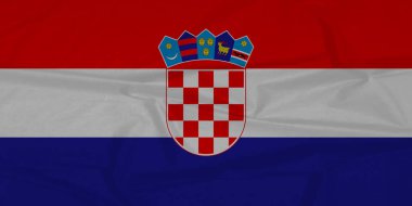 Coasta Rica Ulusal Gurur Bayrağı Rüzgarlı Bir günde Dalgalanıyor