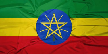 Kimlik Sembolünde Etiyopya Bayrağı Dalgalanması