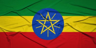 Kimlik Sembolünde Etiyopya Bayrağı Dalgalanması