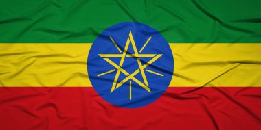 Kimlik Sembolünde Etiyopya Bayrağı Dalgalanması