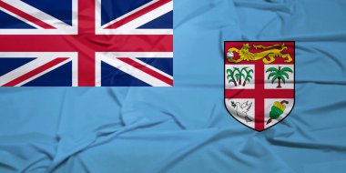 Kimlik Sembolünde Fiji Bayrağı Dalgalanması