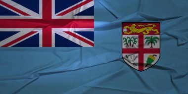 Kimlik Sembolünde Fiji Bayrağı Dalgalanması