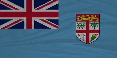 Kimlik Sembolünde Fiji Bayrağı Dalgalanması