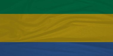 Gabon Havacılık Doğal Güneş Işığıyla Bayrak Hareketi