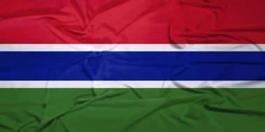 Orta Dalga Gerçekçi Dokuda Gambiya Zarif Bayrağı