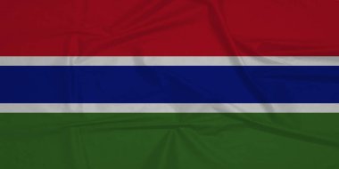 Orta Dalga Gerçekçi Dokuda Gambiya Zarif Bayrağı