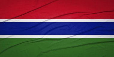 Orta Dalga Gerçekçi Dokuda Gambiya Zarif Bayrağı
