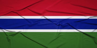 Orta Dalga Gerçekçi Dokuda Gambiya Zarif Bayrağı