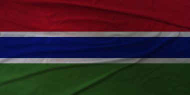 Orta Dalga Gerçekçi Dokuda Gambiya Zarif Bayrağı