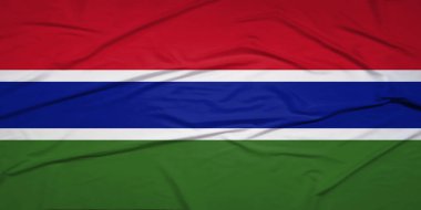 Orta Dalga Gerçekçi Dokuda Gambiya Zarif Bayrağı